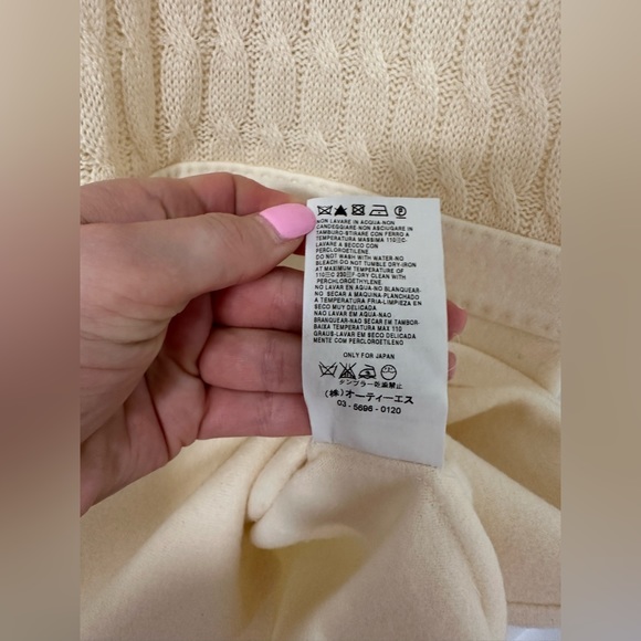 MaxMara sleeveless knit dress, gorgeous cream colour, 100% wool, size L - Picture 8 of 9